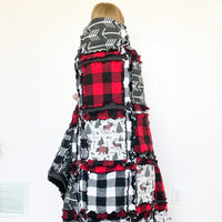 Woodland Crib Bedding | Red, Black, Plaid - A Vision to Remember