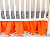 Pom Pom Gathered Crib Skirt - A Vision to Remember