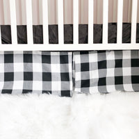 Buffalo Plaid Box Pleat Crib Skirt - A Vision to Remember