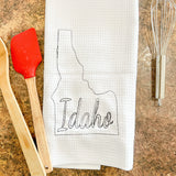 Embroidered State Kitchen Towel - A Vision to Remember