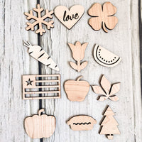 Gnome Craft Kit with Interchangeable Seasons - A Vision to Remember