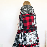 Woodland Crib Bedding | Red, Black, Plaid - A Vision to Remember