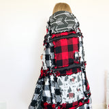 Woodland Crib Bedding | Red, Black, Plaid - A Vision to Remember