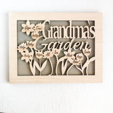 Wooden Grandma’s Garden Mother’s Day Gift - A Vision to Remember
