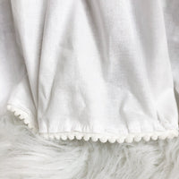 Pom Pom Gathered Crib Skirt - A Vision to Remember