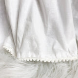 Pom Pom Gathered Crib Skirt - A Vision to Remember