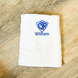 LDS Baptism Towel with Name - A Vision to Remember