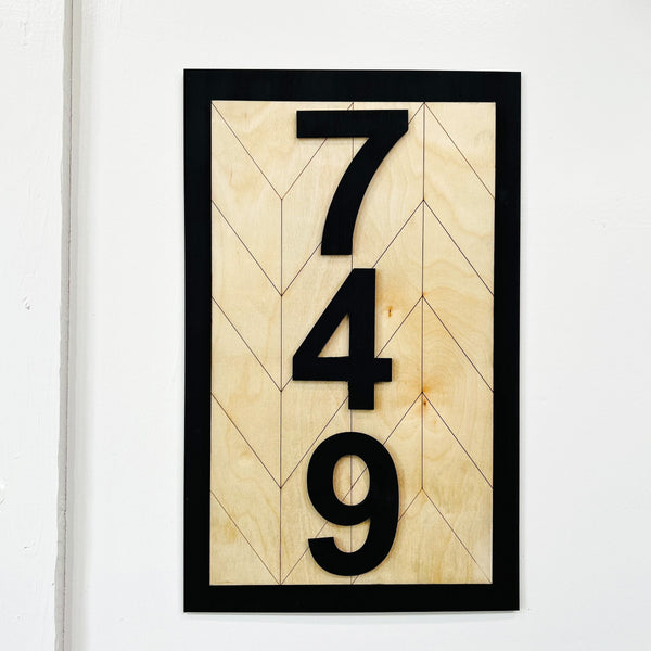 House Address Sign - A Vision to Remember