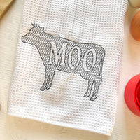 Country Cow Kitchen Towel - A Vision to Remember