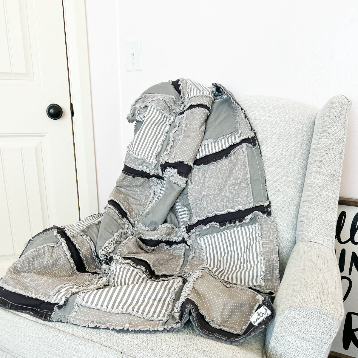 Gray Nursery Bedding - A Vision to Remember