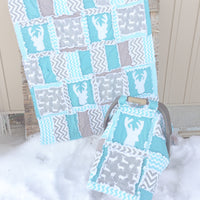 Addy Mae Rag Quilt Pattern for Baby Car Seat Cover