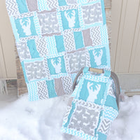 Addy Mae Rag Quilt Pattern for Baby Car Seat Cover