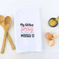 Embroidered Funny Kitchen Towel - A Vision to Remember