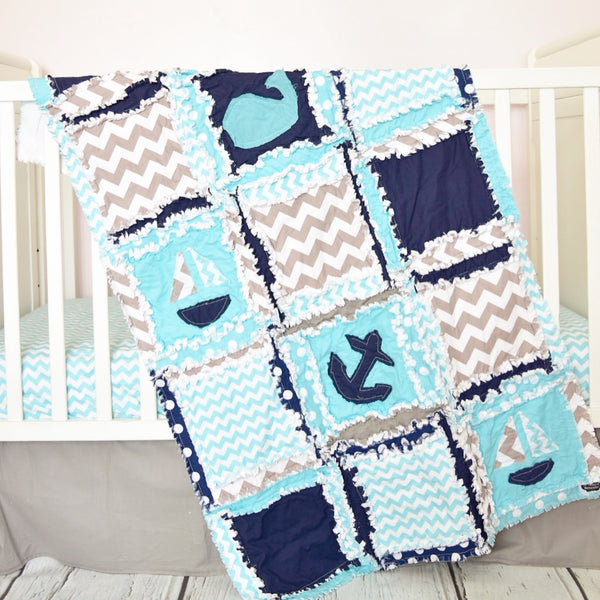 Nautical Crib Bedding A Vision to Remember
