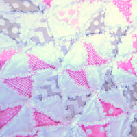 Hourglass Rag Quilt Pattern for Baby - A Vision to Remember