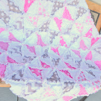 Hourglass Rag Quilt Pattern for Baby - A Vision to Remember