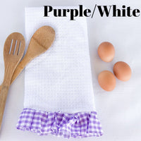 Plaid Kitchen Towel, Many Colors - A Vision to Remember