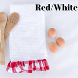 Plaid Kitchen Towel, Many Colors - A Vision to Remember