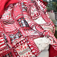 Tshirt Rag Quilt made from Clothing - A Vision to Remember