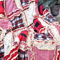 Tshirt Rag Quilt made from Clothing - A Vision to Remember